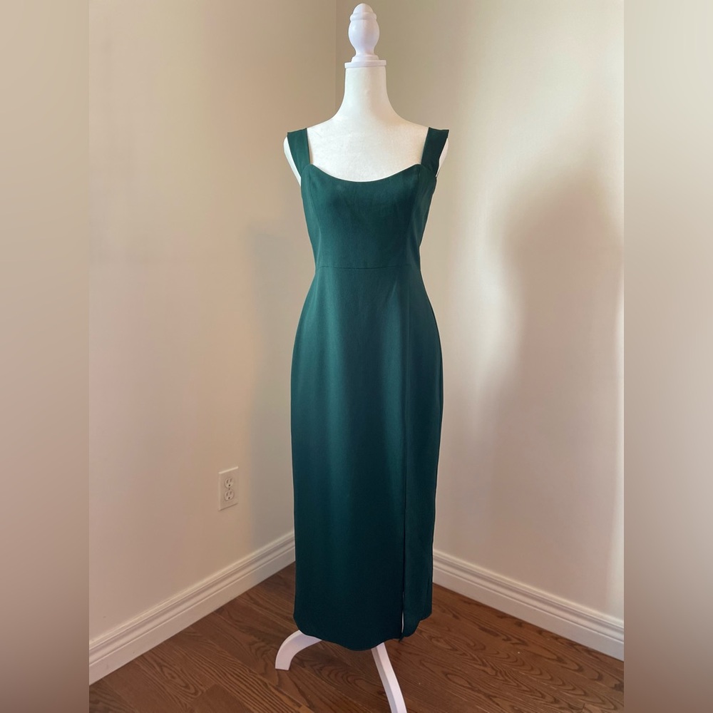 Park & Fifth Hunter Green Hastings Dress
